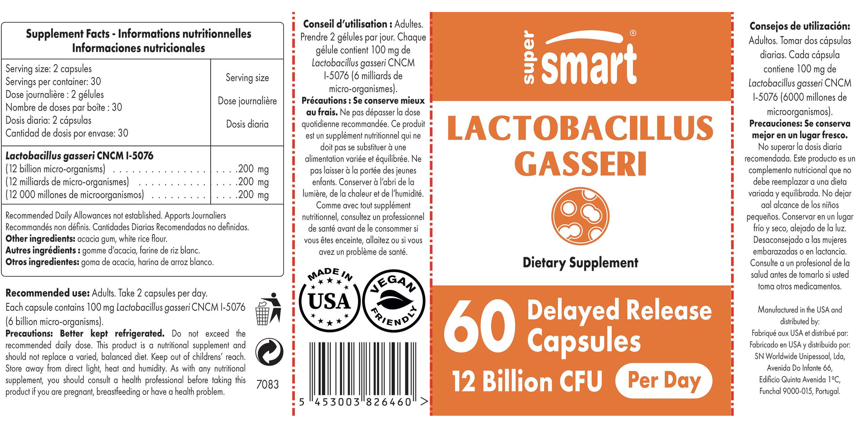 Lactobacillus Gasseri Supplement
