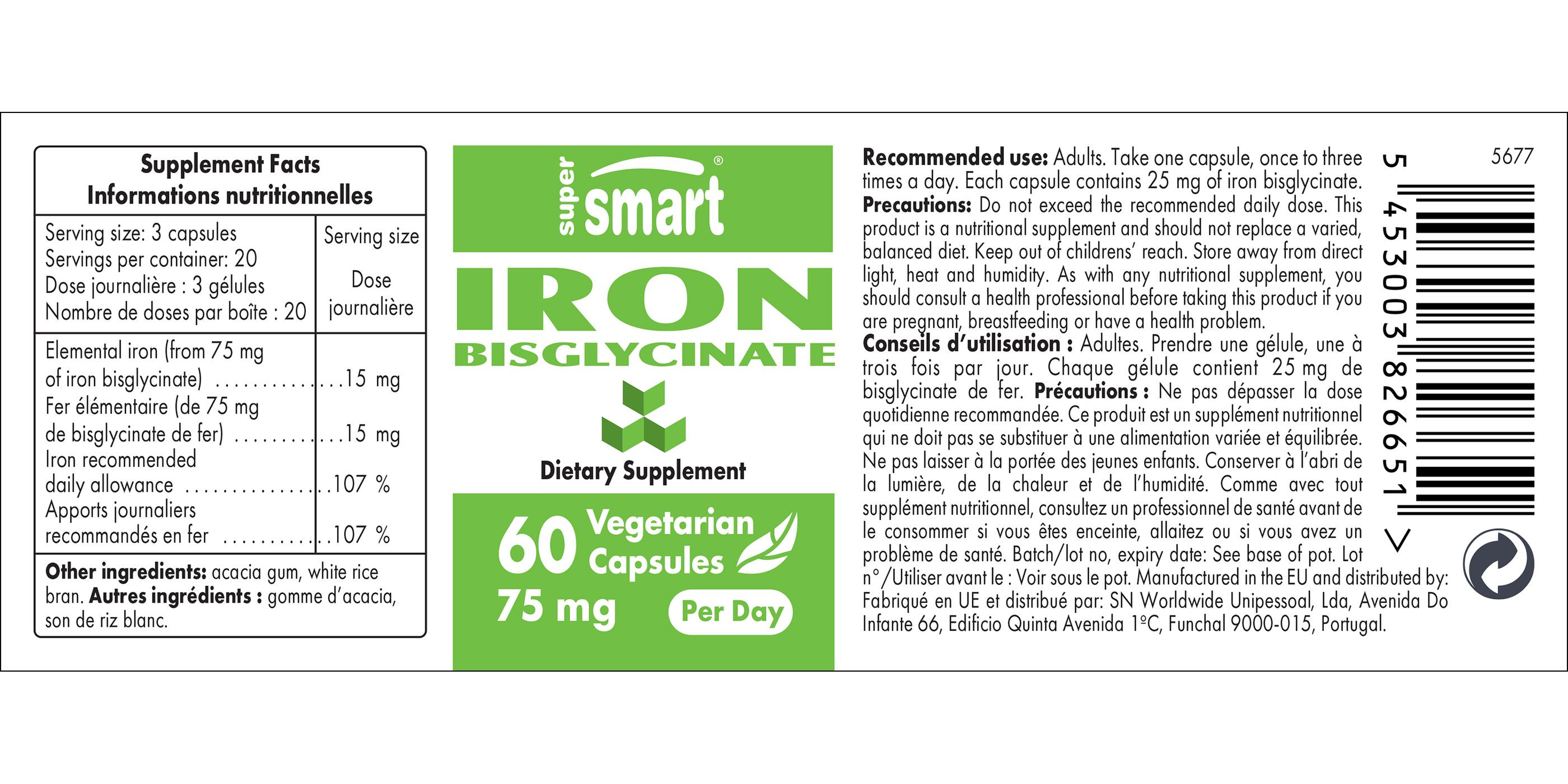 Iron Bisglycinate Supplement