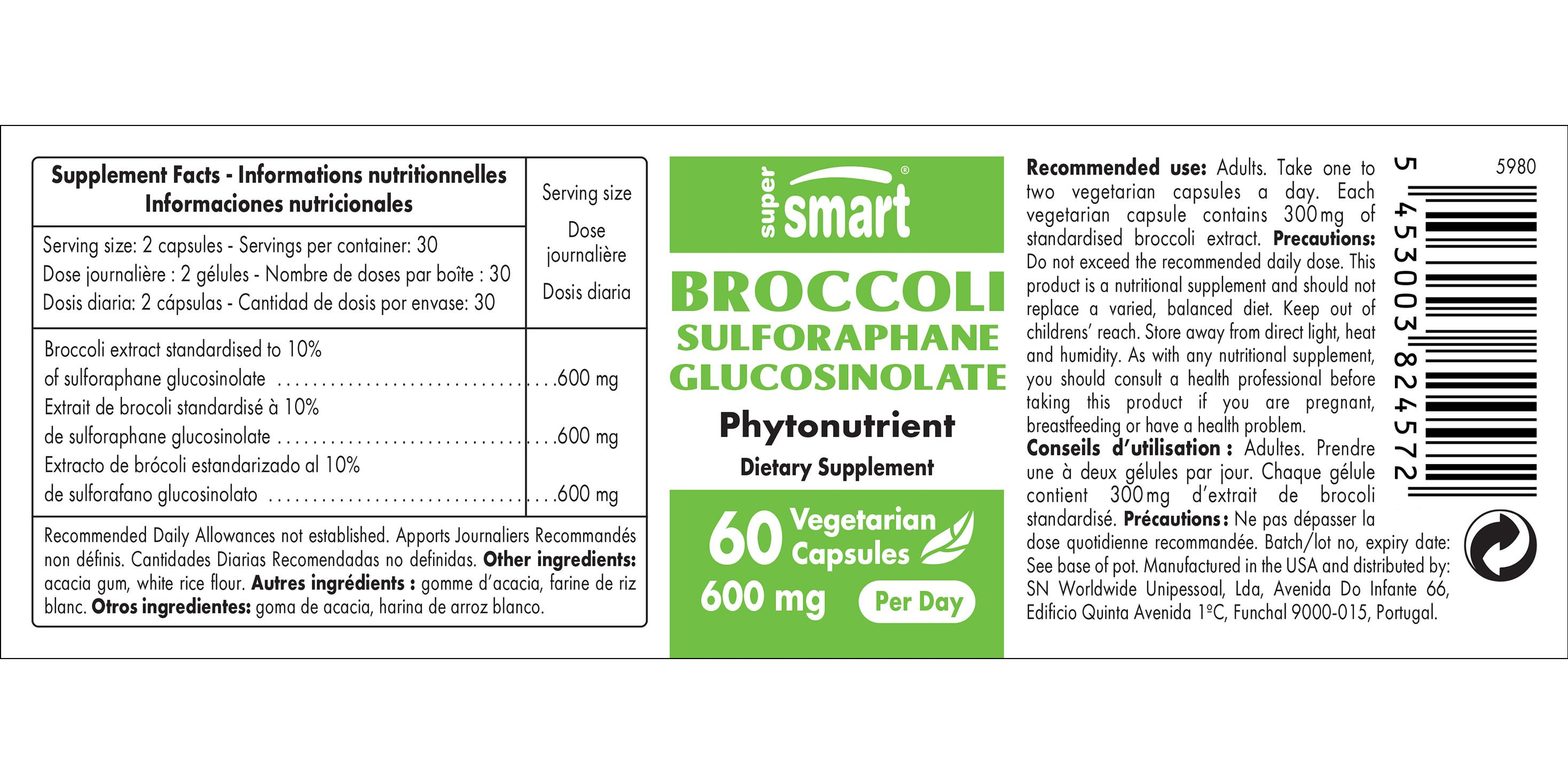 Broccoli Sulforaphane Glucosinolate