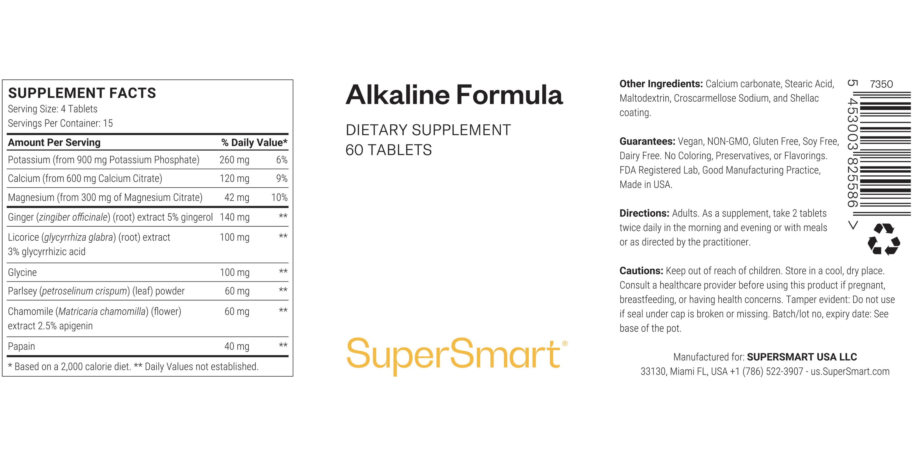 Alkaline Formula
