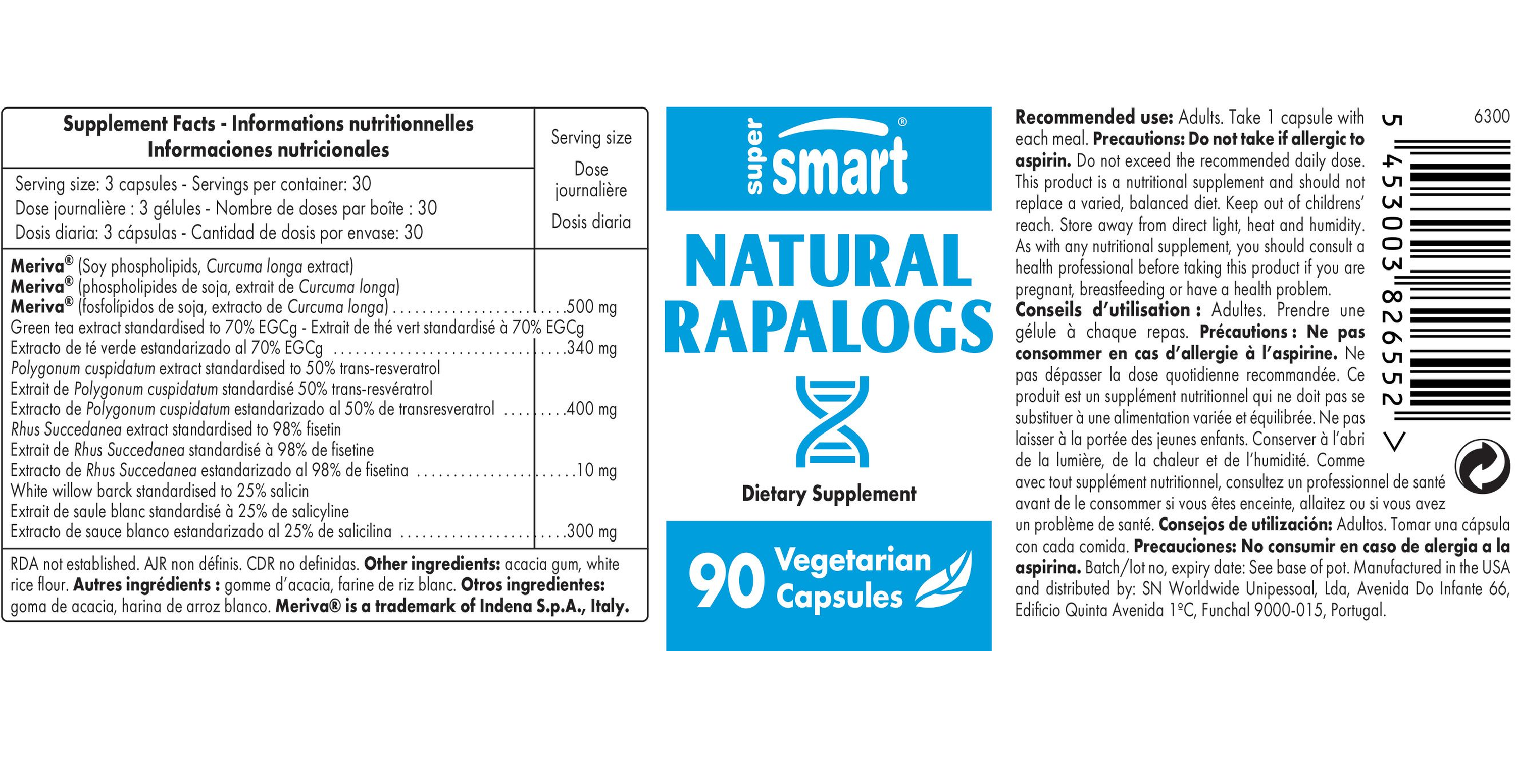 Natural Rapalogs Supplement