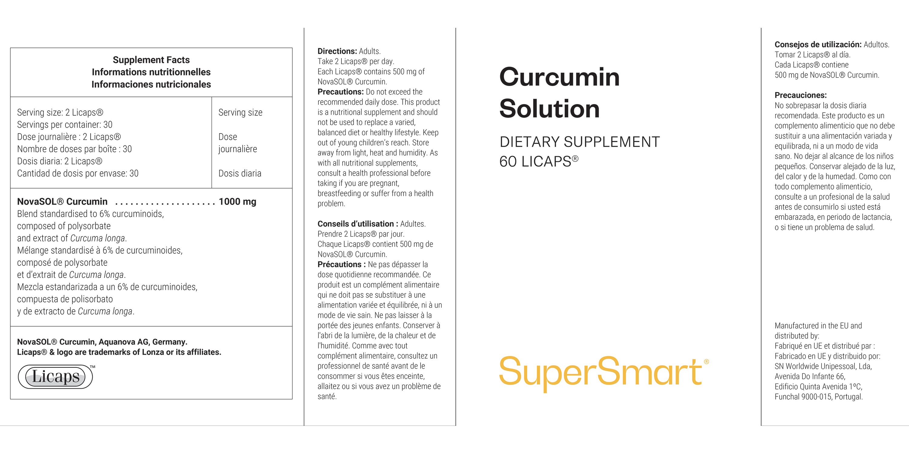 Curcumin Solution Supplement
