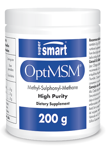 OptiMSM® , GMO & Gluten Free , High Purity - Joint Pain & Allergy Relief - Body Health , 200 G - SuperSmart