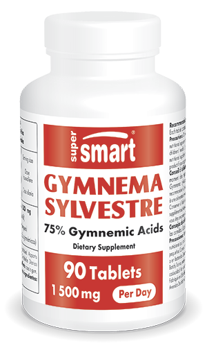 Gymnema Sylvestre 500 Mg , Made In USA , GMO & Gluten Free , Healthy Blood Sugar Levels - Curbing Sugar Cravings , 90 Tablets - SuperSmart