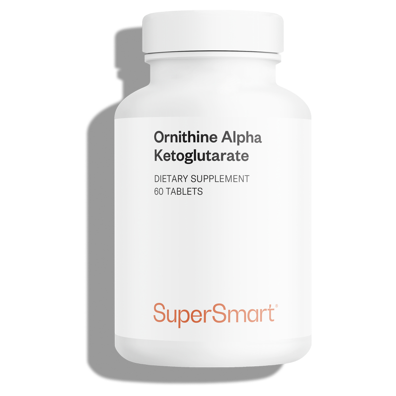 Alpha Ketoglutarate d'Ornithine (OKG) - Masse et Force musculaire - 60 tab - Supersmart