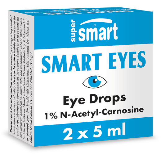 Smart Eyes Supplement NAC Eye Drops to Relieve Dry Eyes & Irritation