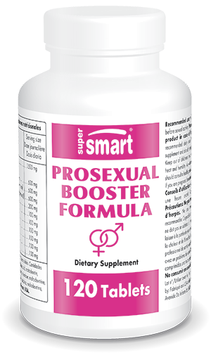 Prosexual Booster Formula , Made In USA , GMO & Gluten Free , Natural Libido Booster - Boost Intimate Desires , 120 Tablets - SuperSmart