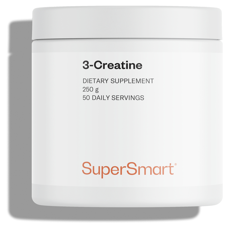 Poudre 3-Creatine - 3 formes de créatine - Augmente les performances physiques - 250g - Supersmart