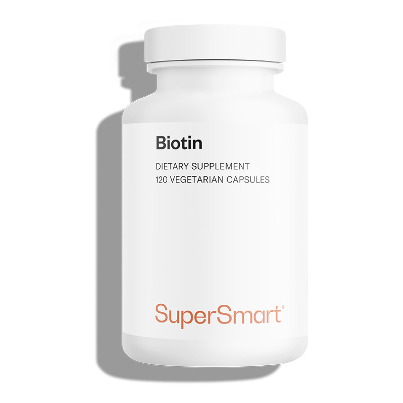 Biotin | 120 Plant. caps - SuperSmart