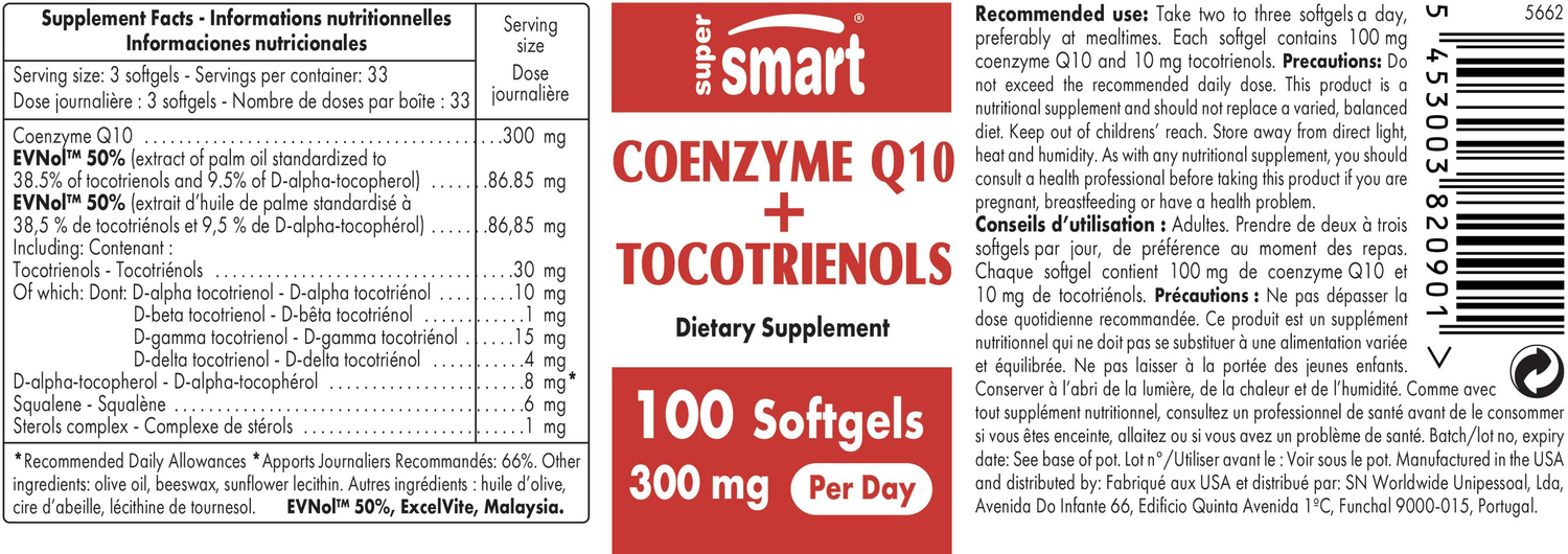 CoQ10 + Tocotrienols 