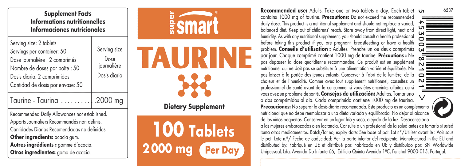 where does taurine come from