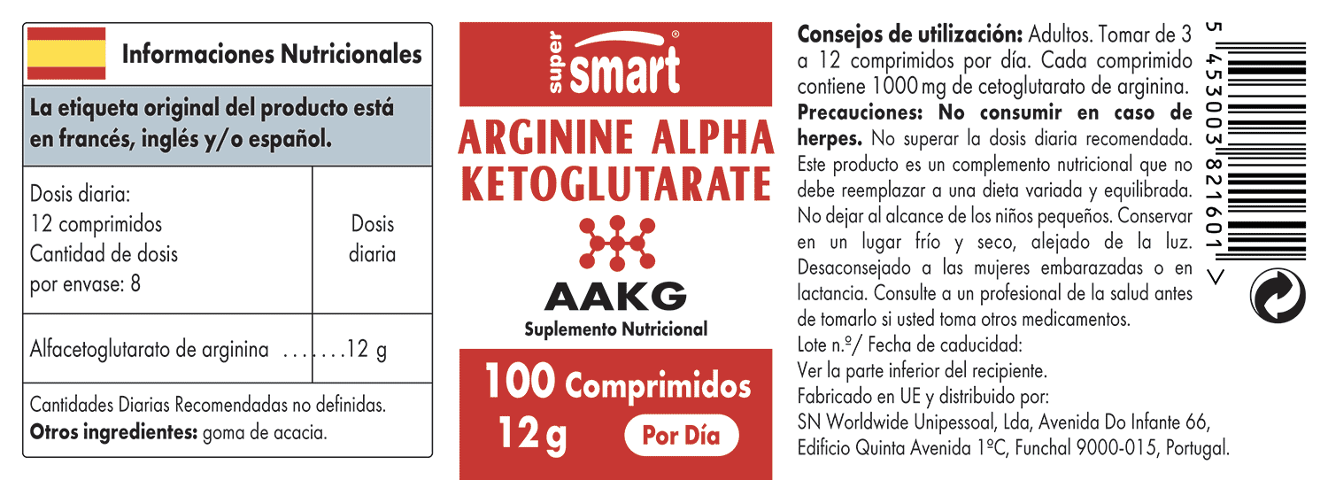 Arginine Alpha Ketoglutarate (AKG) Suplemento