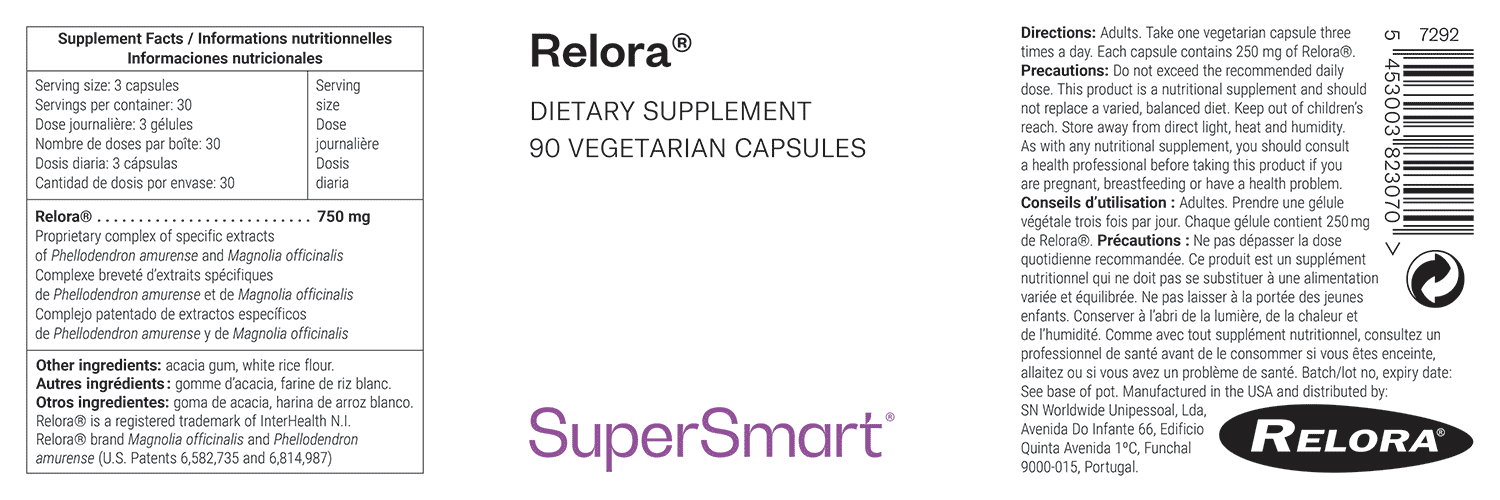 Relora 250 mg Weight Loss Supplement for Curbing the Appetite