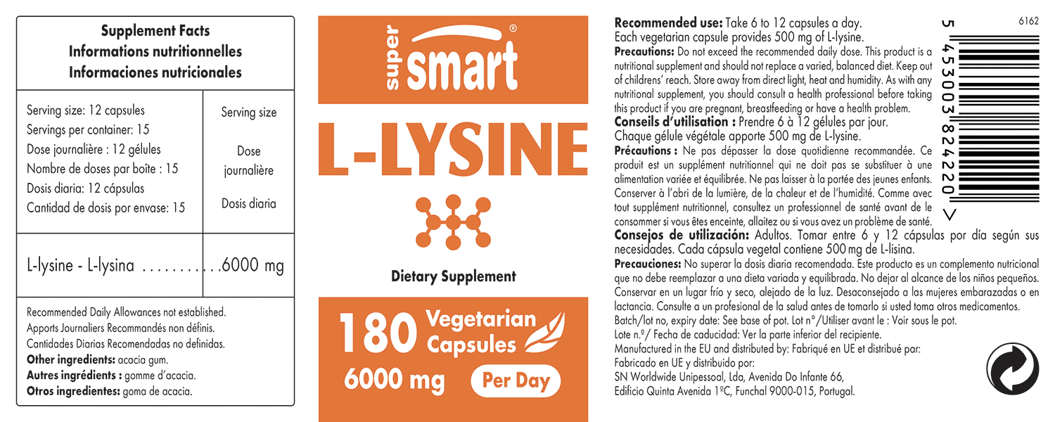 LLysine 500 mg Supplement Essential Amino Acid