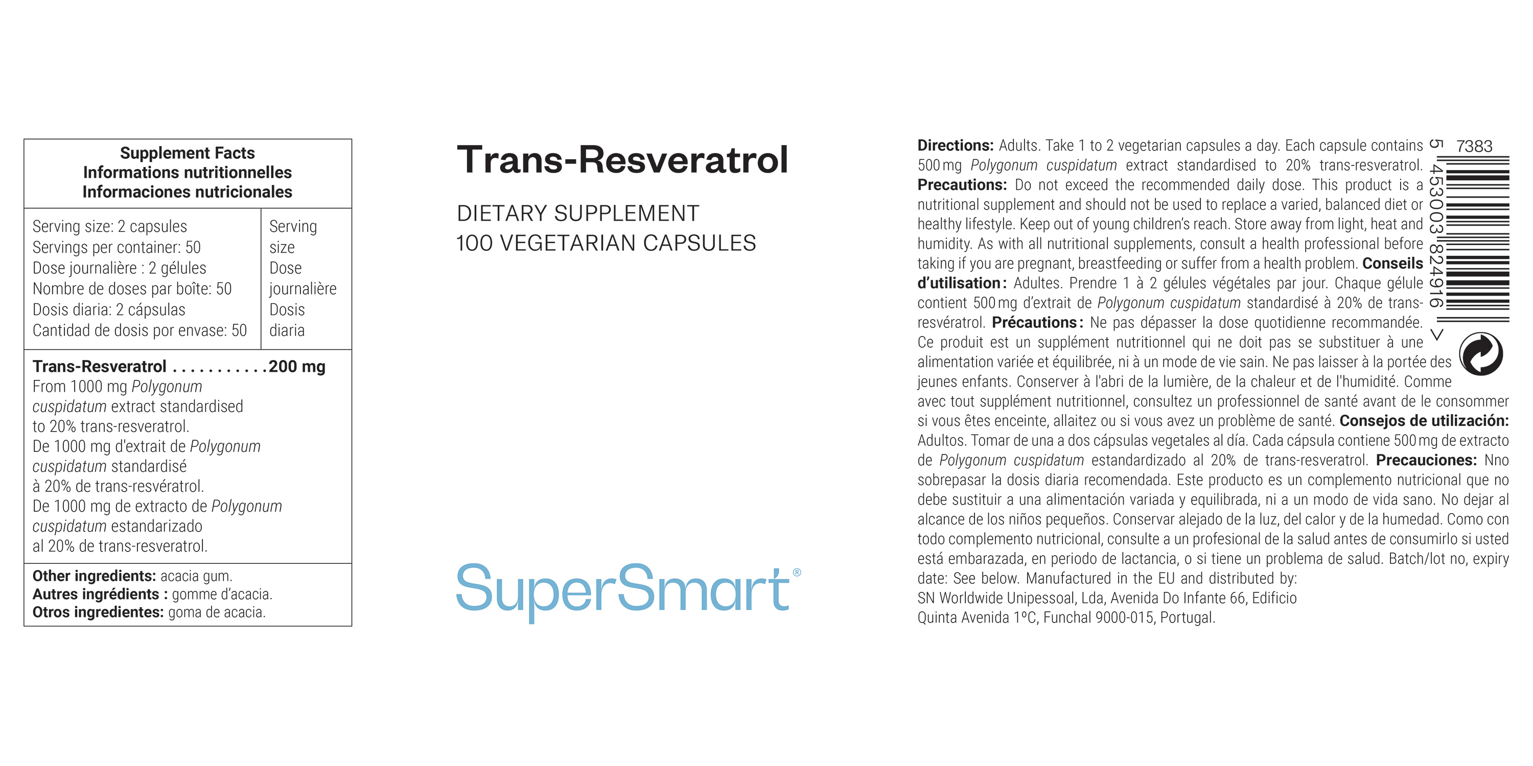 Trans-Resveratrol 