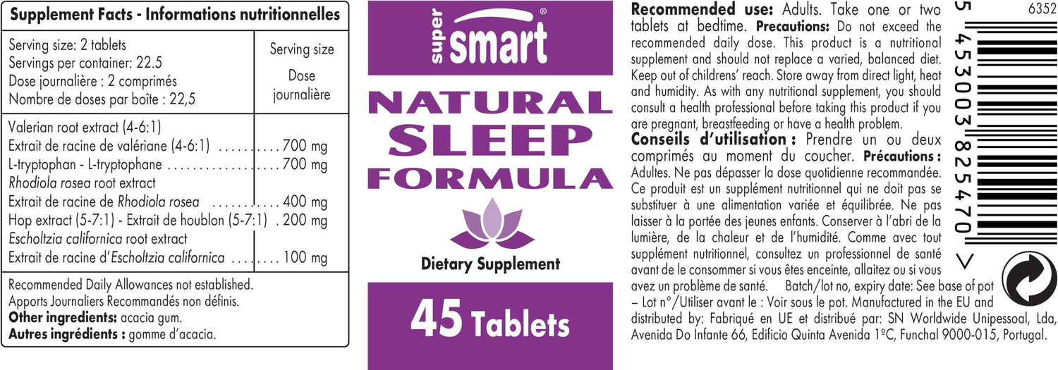 Natural Sleep Formula Supplement