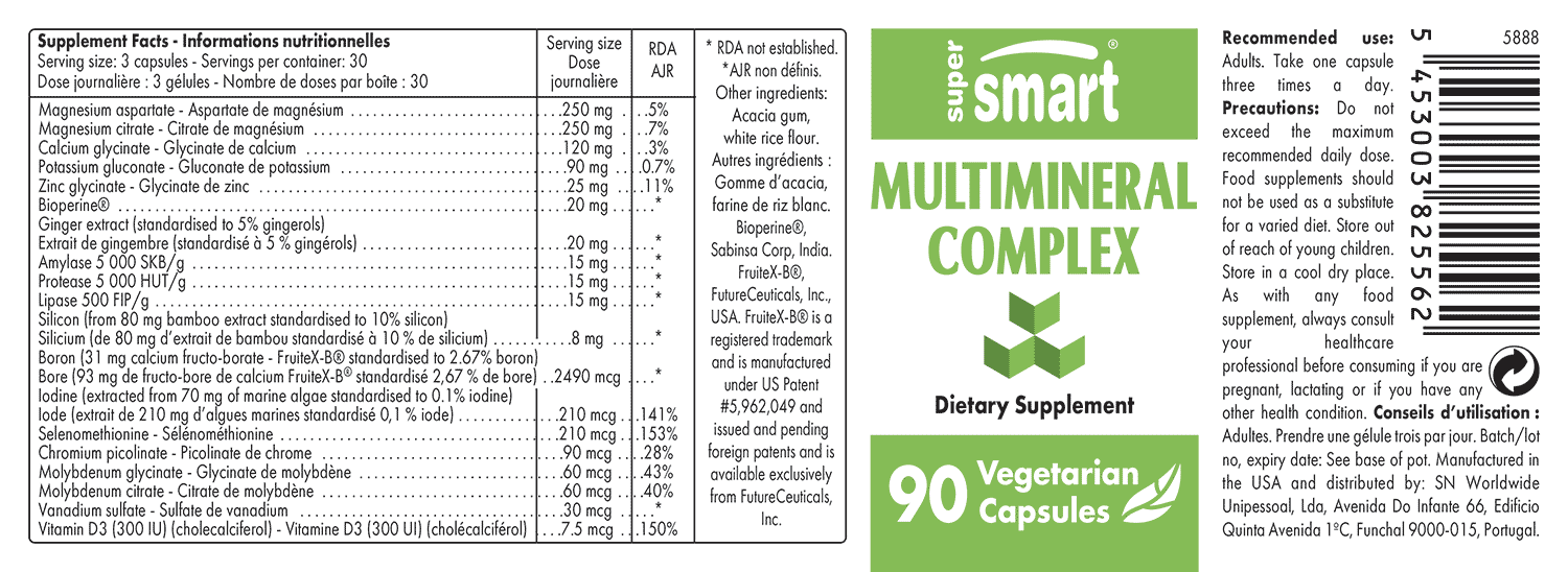 Multimineral Complex Multi Mineral Supplement (Major & Trace)