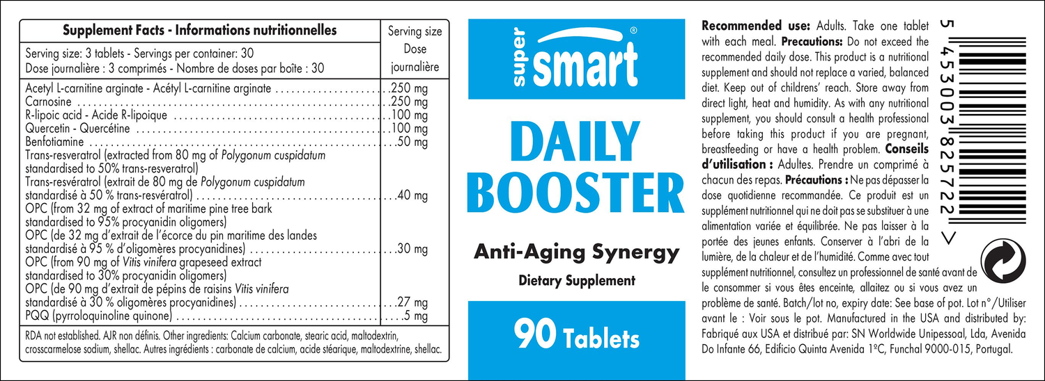Complément alimentaire antioxydant Daily Booster