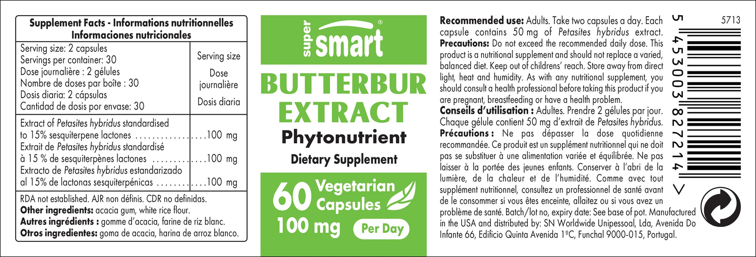 Butterbur Extract Supplement