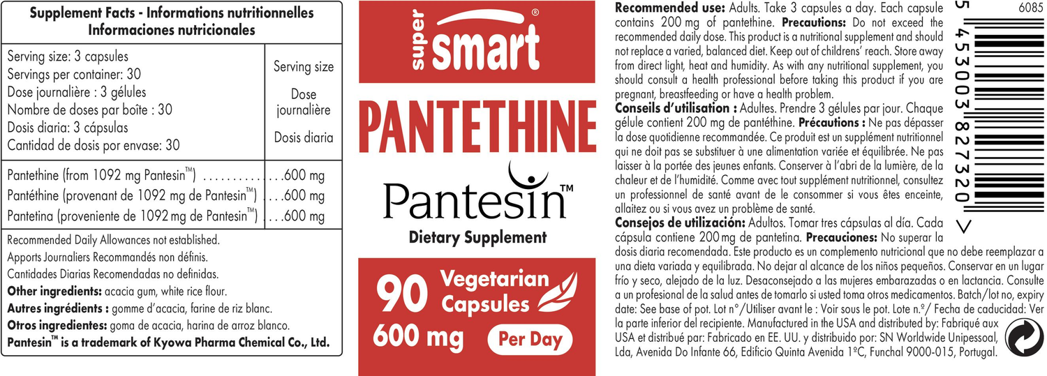 Pantethine Supplement