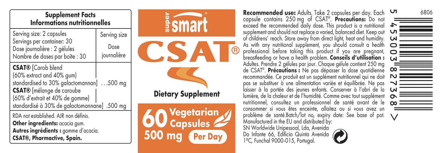CSAT Extract of Carob for Reducing Appetite Multiple Benefits