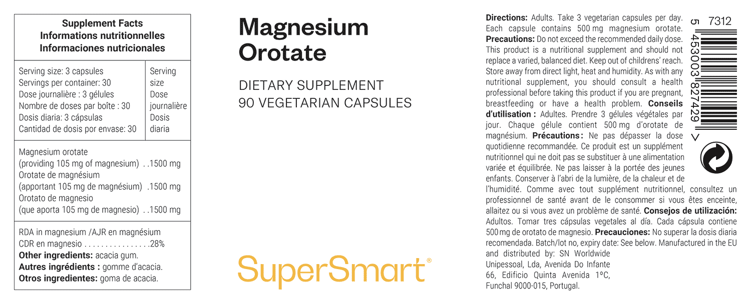 Magnesium Orotate Increased Bioavailability and Absorption