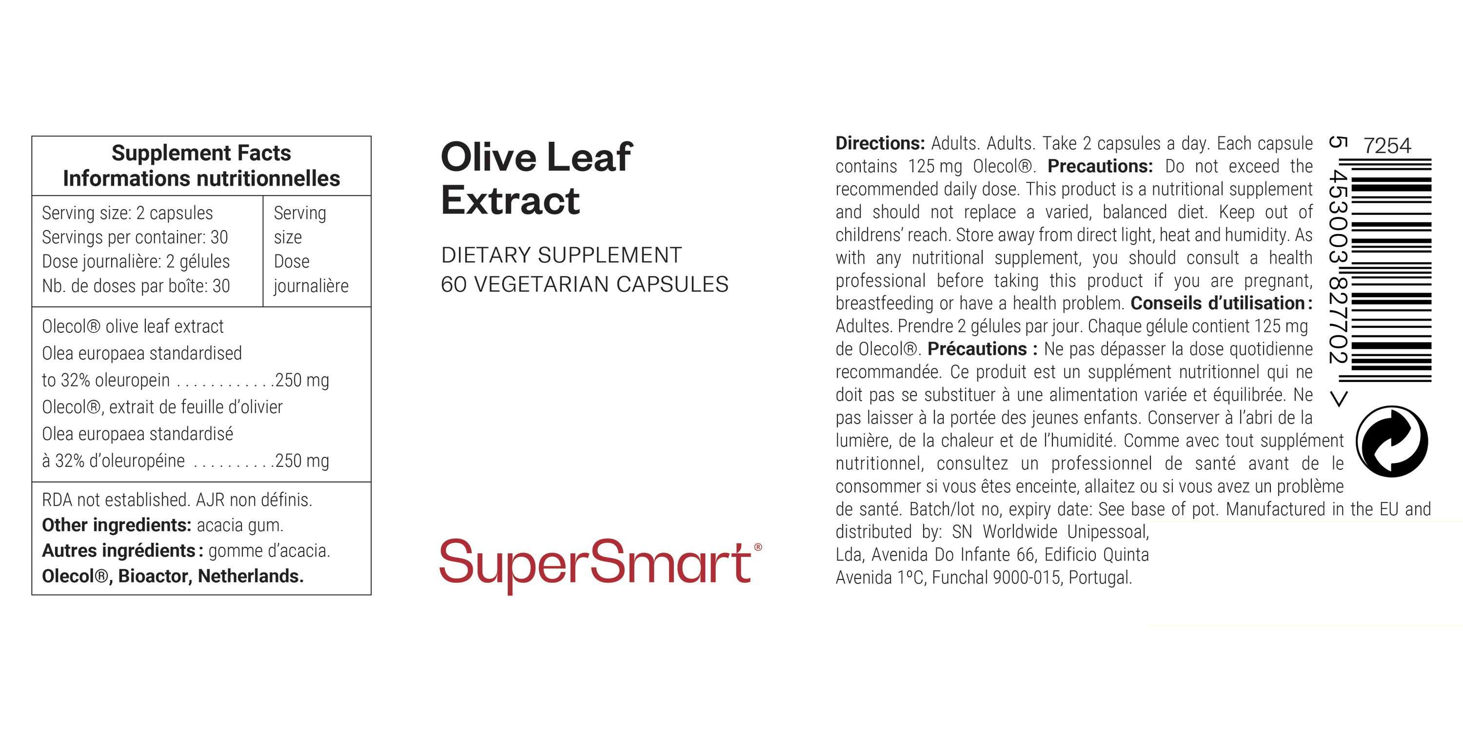 Olive Leaf Extract Supplement