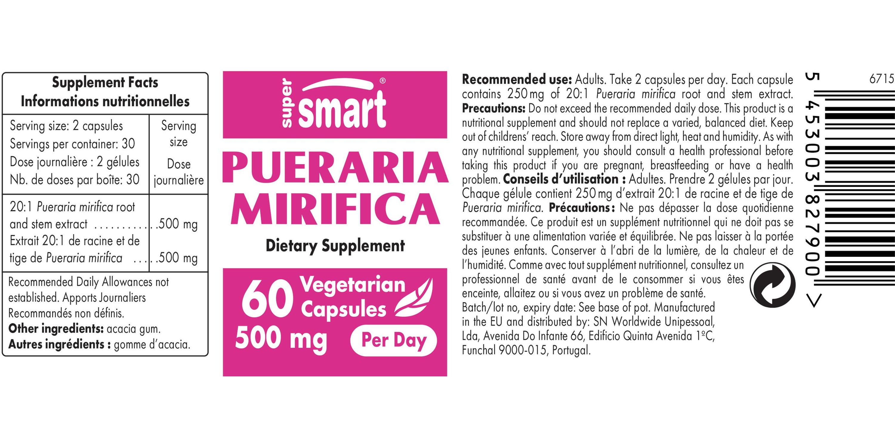 Pueraria Mirifica Supplement