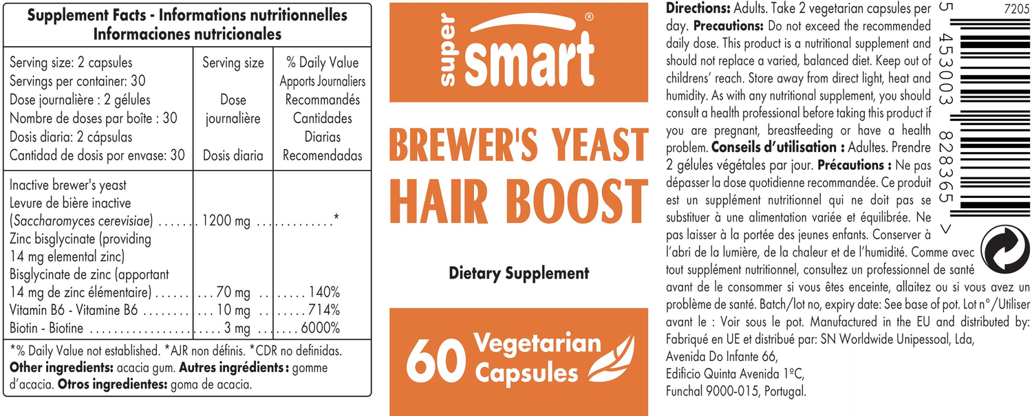 Brewer's yeast for the hair