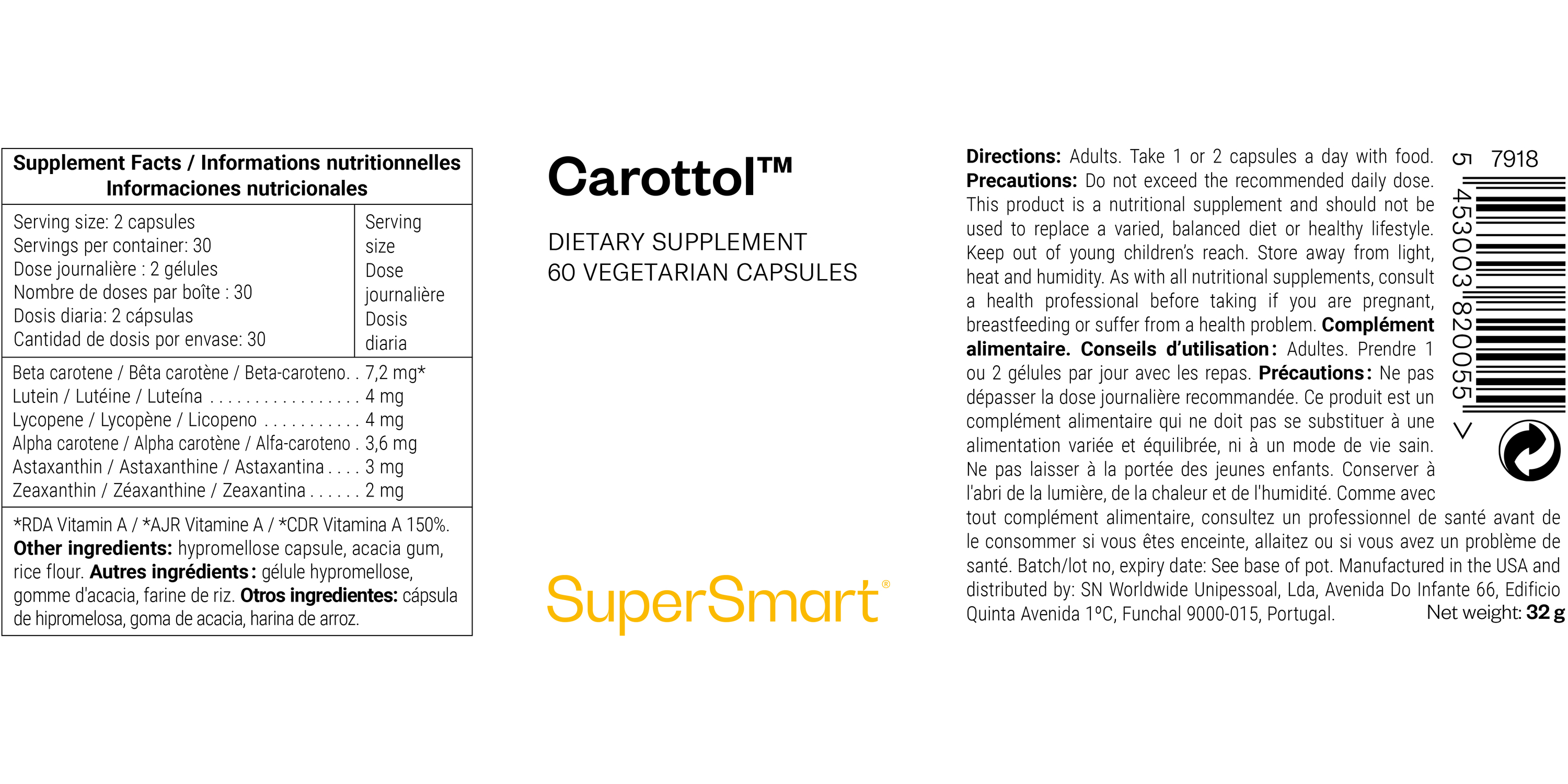Carottol™ Supplement