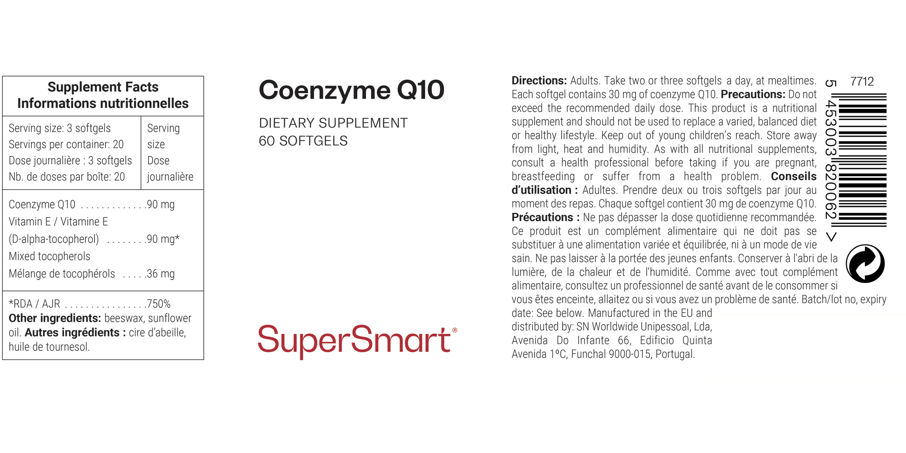 Coenzyme Q10 Supplement