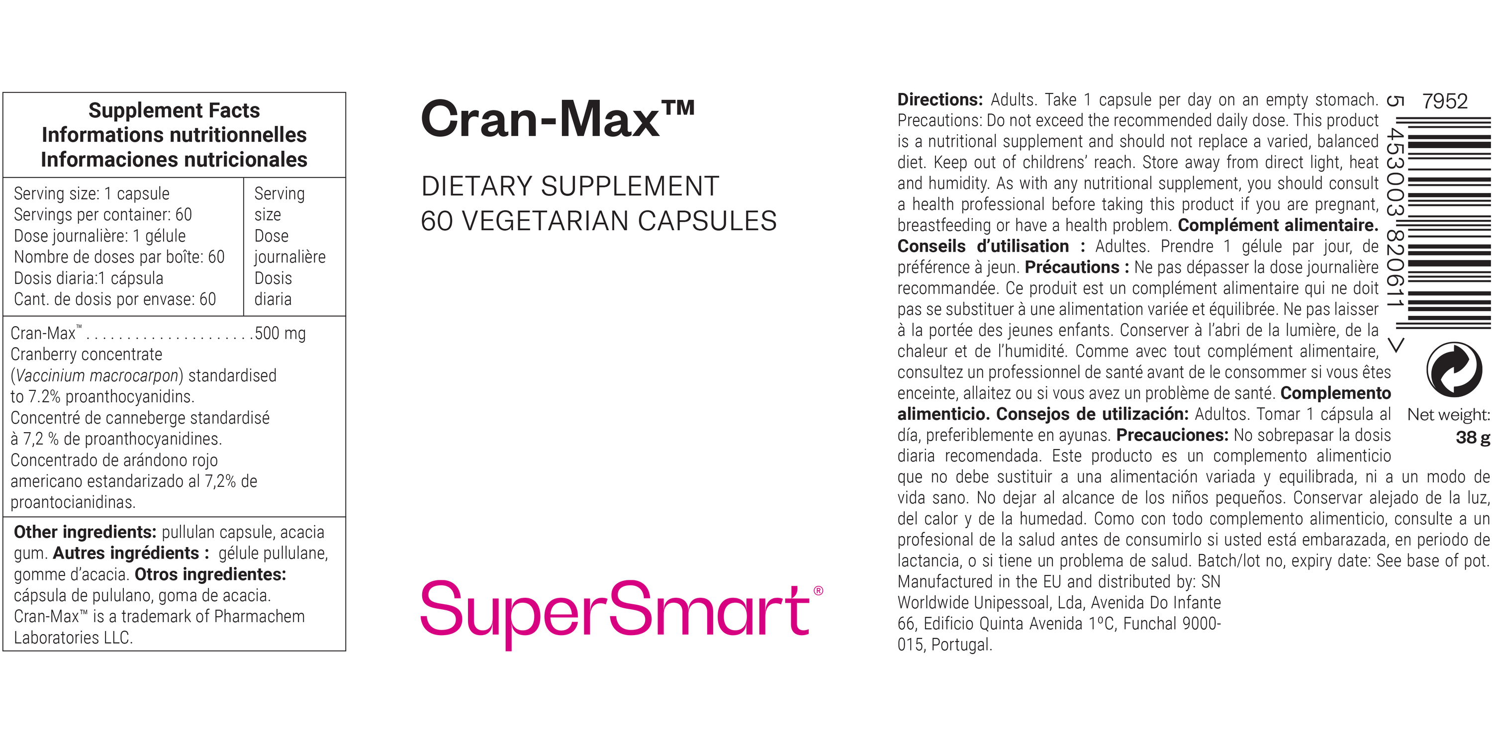 Cran-Max® Supplement