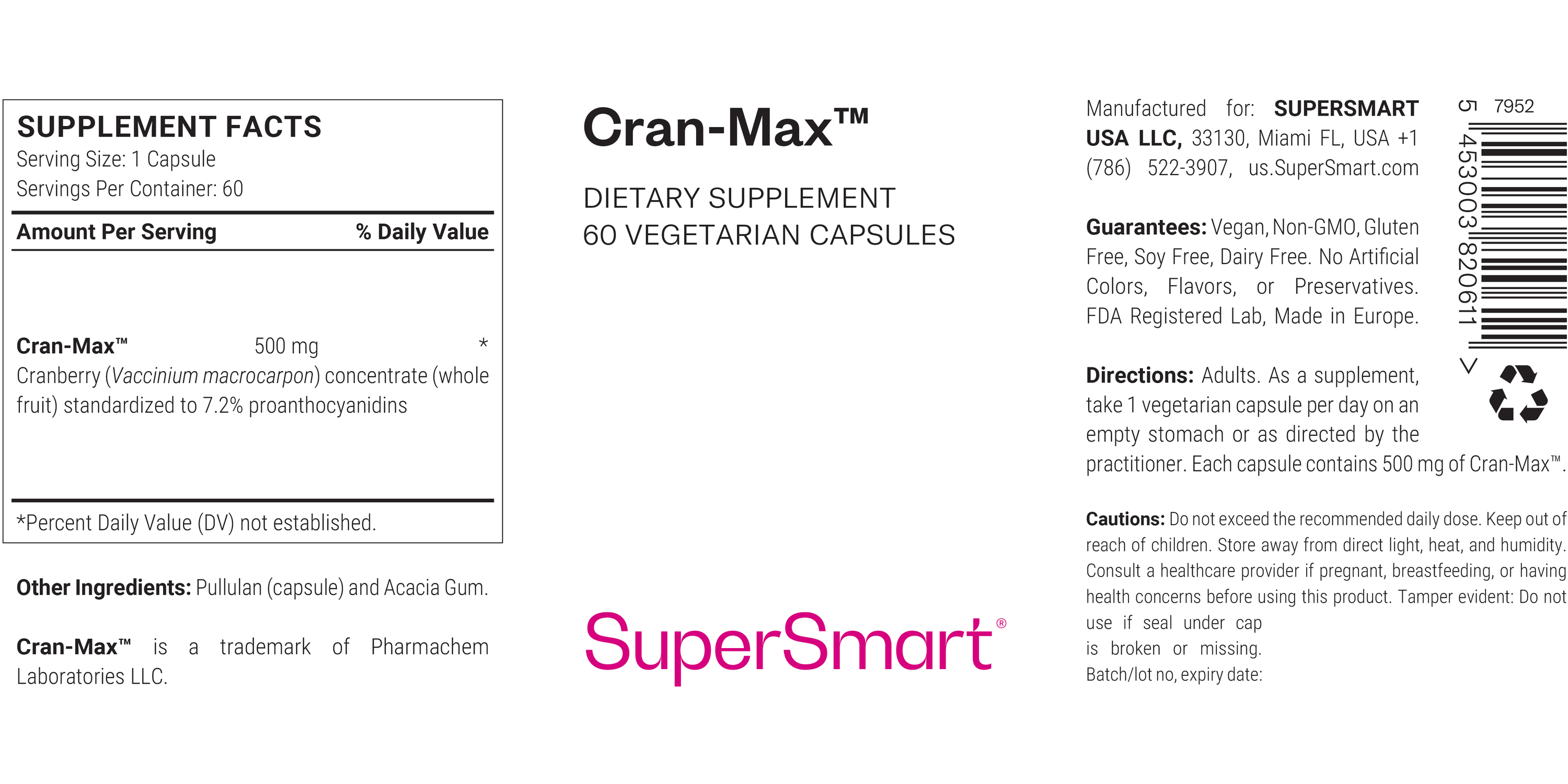 Suplemento Cran-Max®
