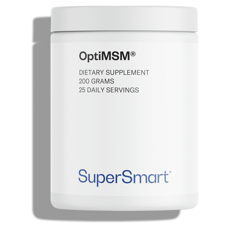 OptiMSM® , GMO & Gluten Free , High Purity - Joint Pain & Allergy Relief - Body Health , 200 G - SuperSmart