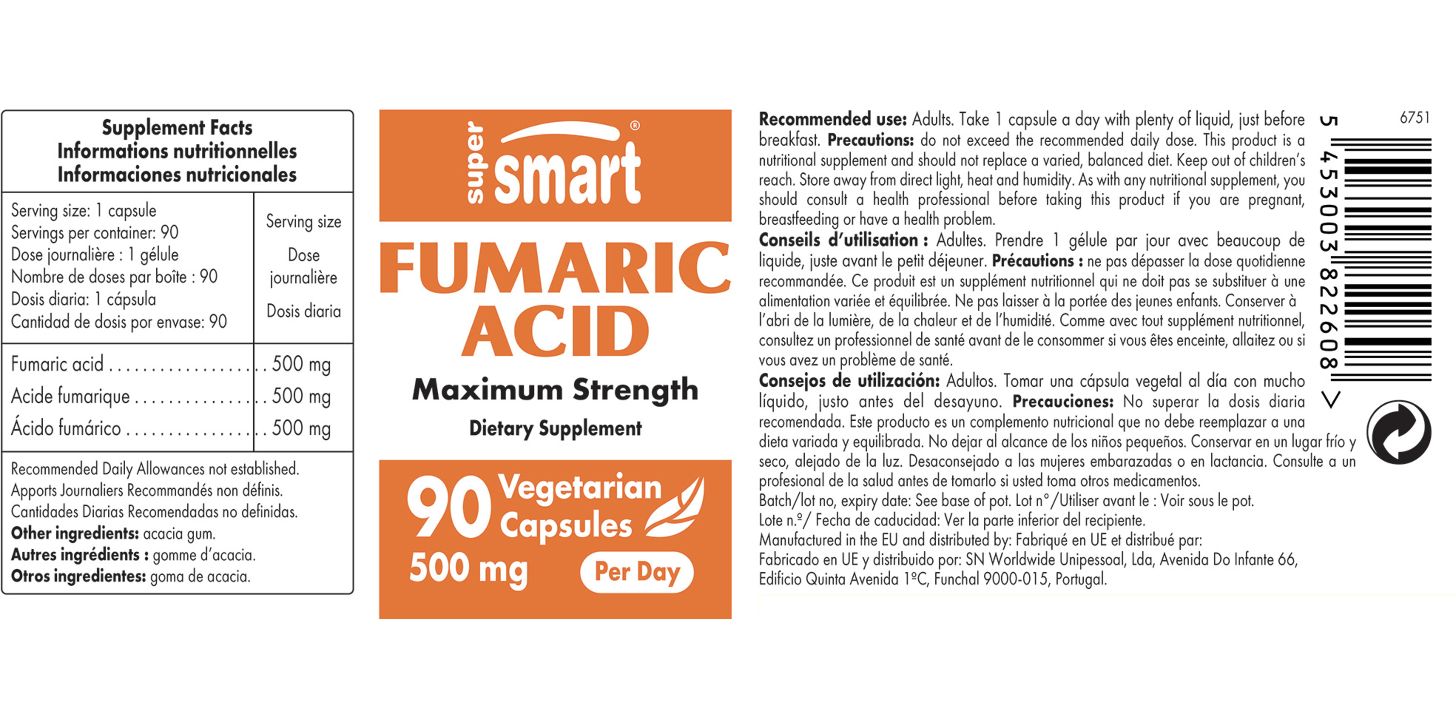 Fumaric Acid Supplement