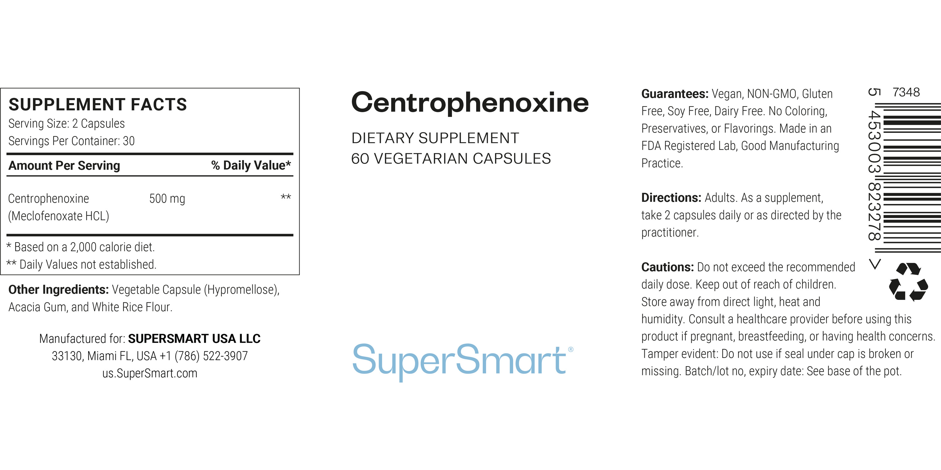 Centrophenoxine