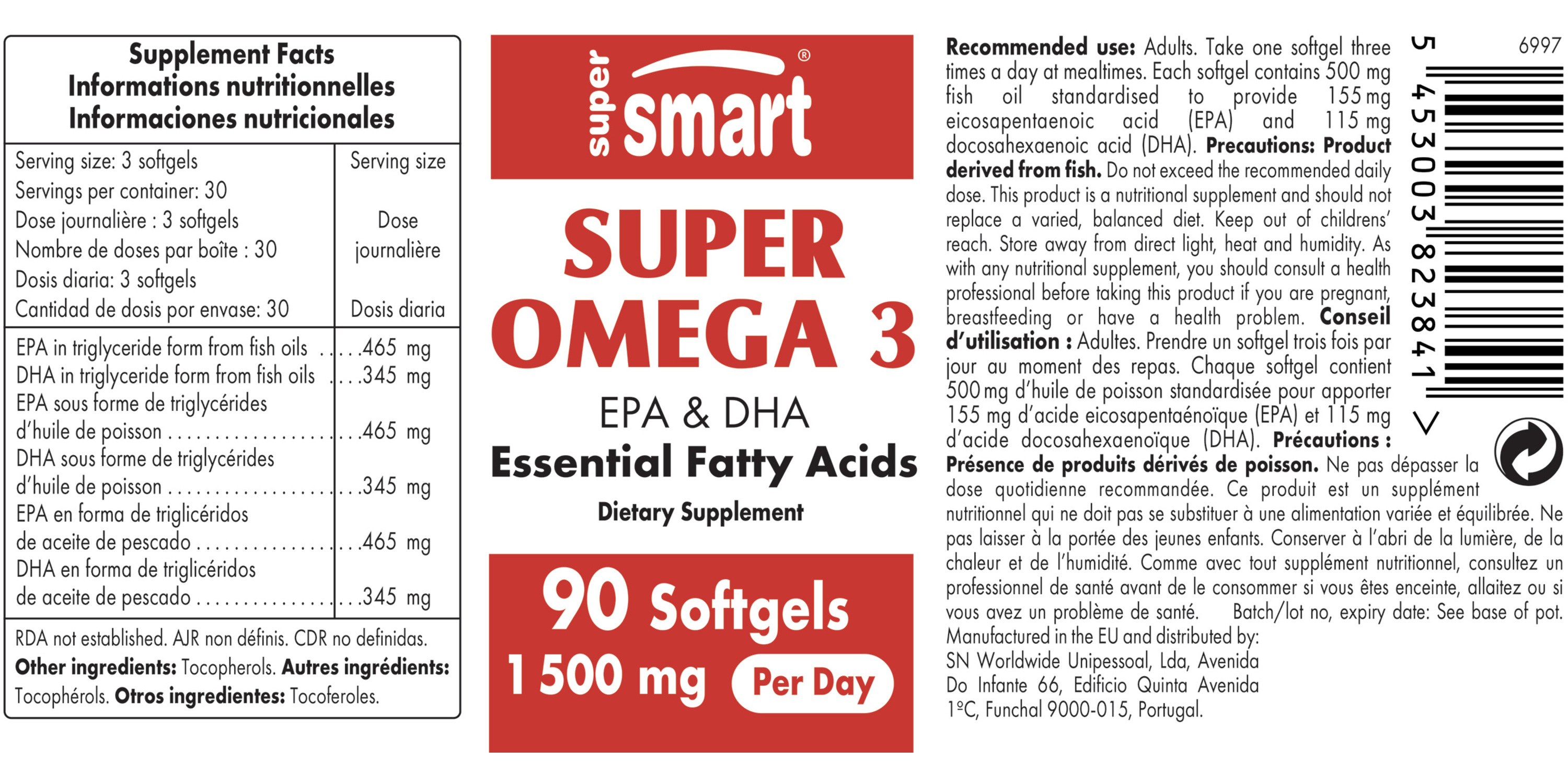 Super Omega 3 Supplement