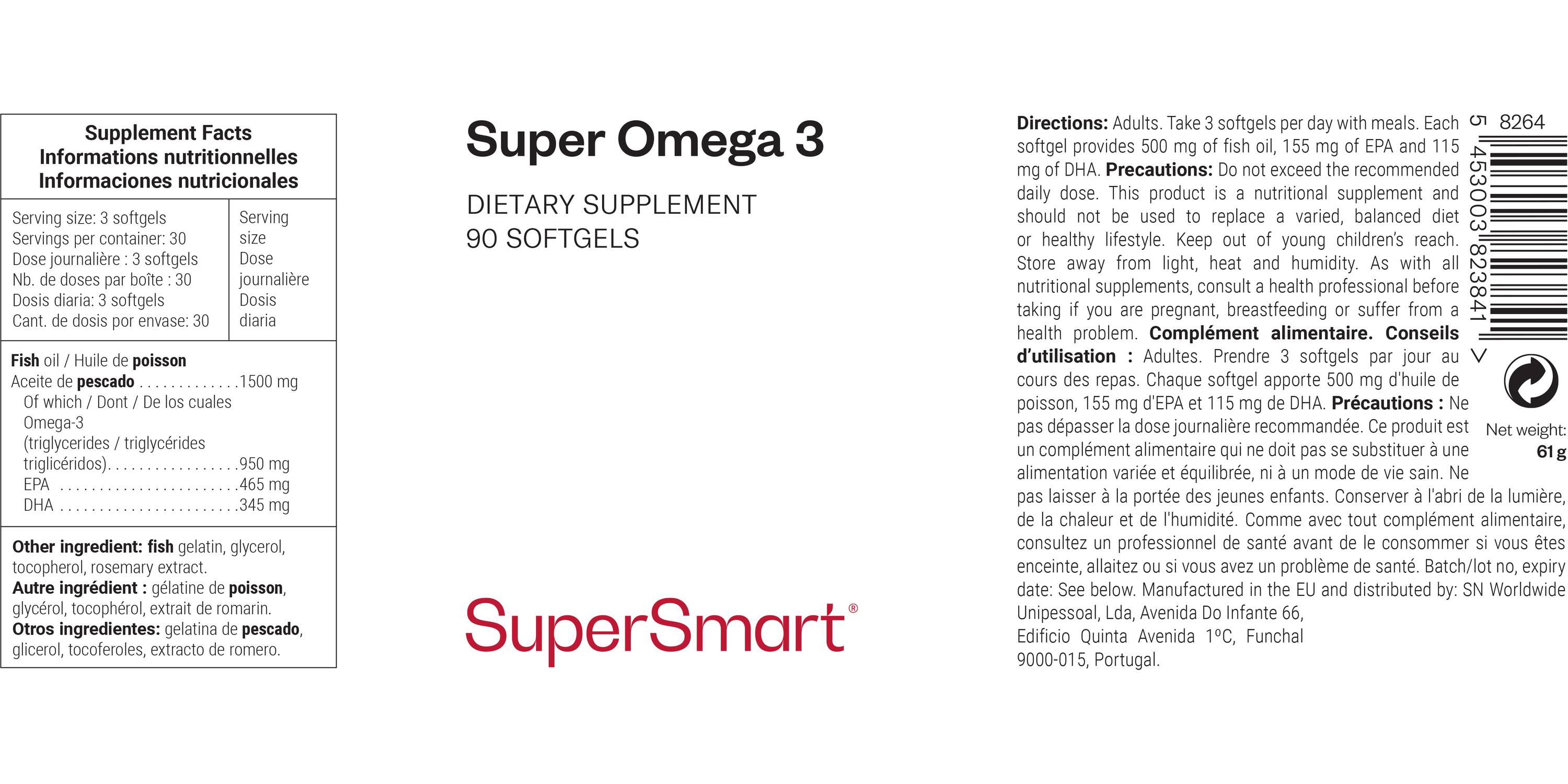 Supplément Super Oméga 3