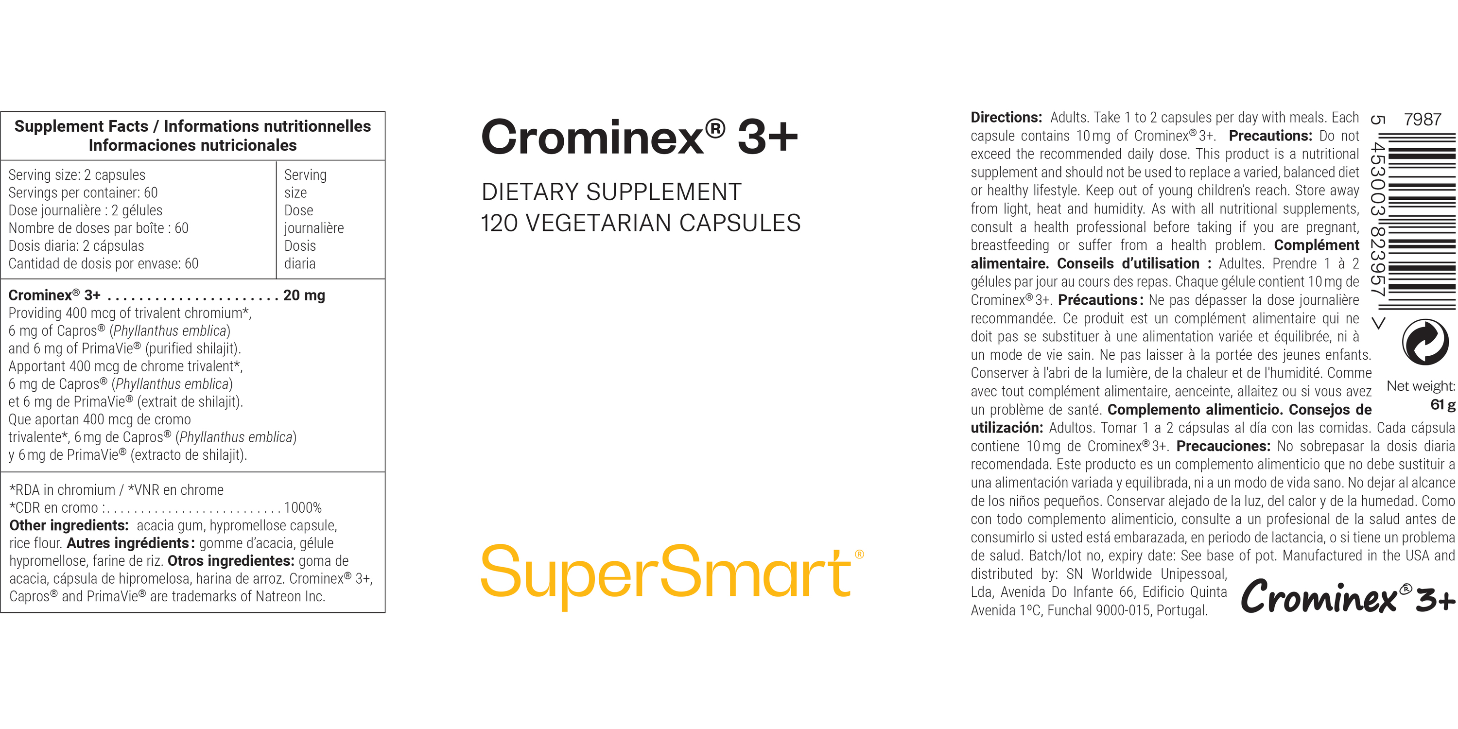 Crominex&reg; 3+