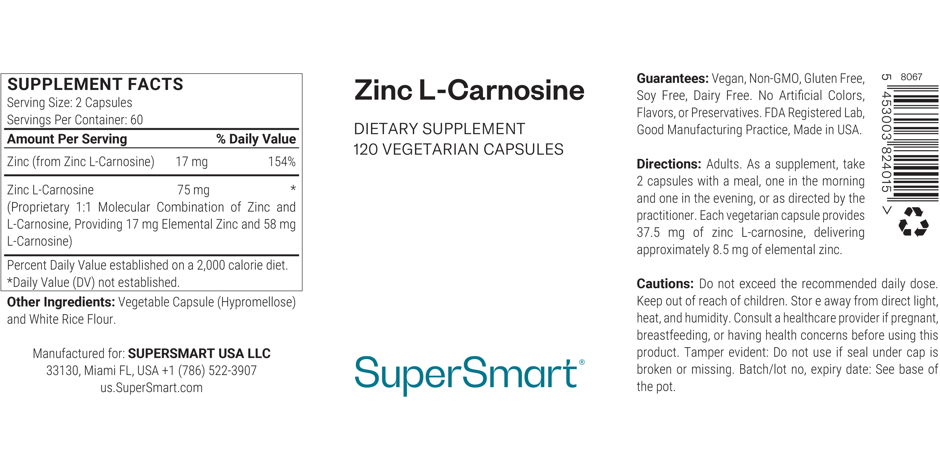 Zinc L-Carnosine Supplement