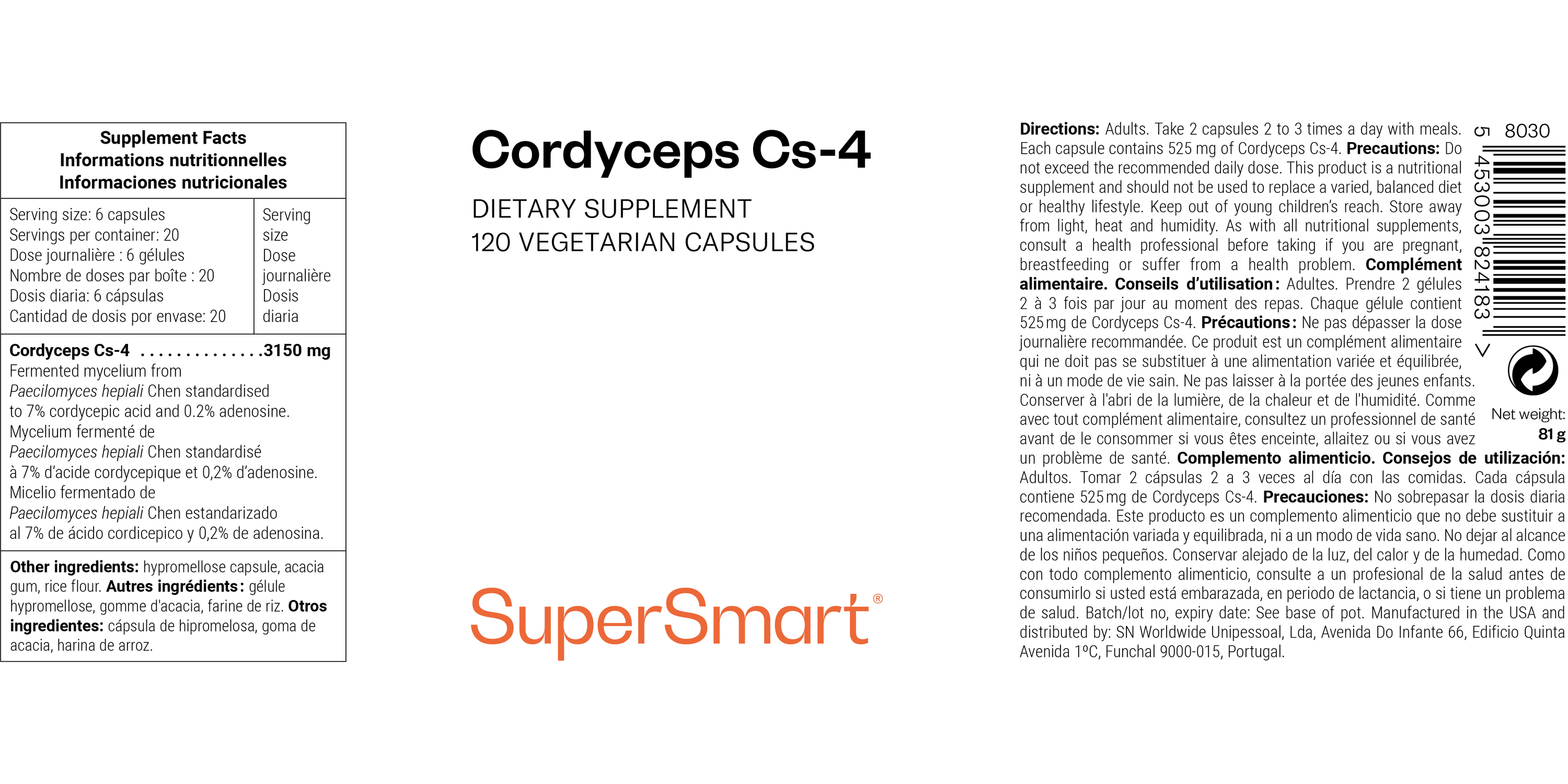 Cordyceps Cs-4 