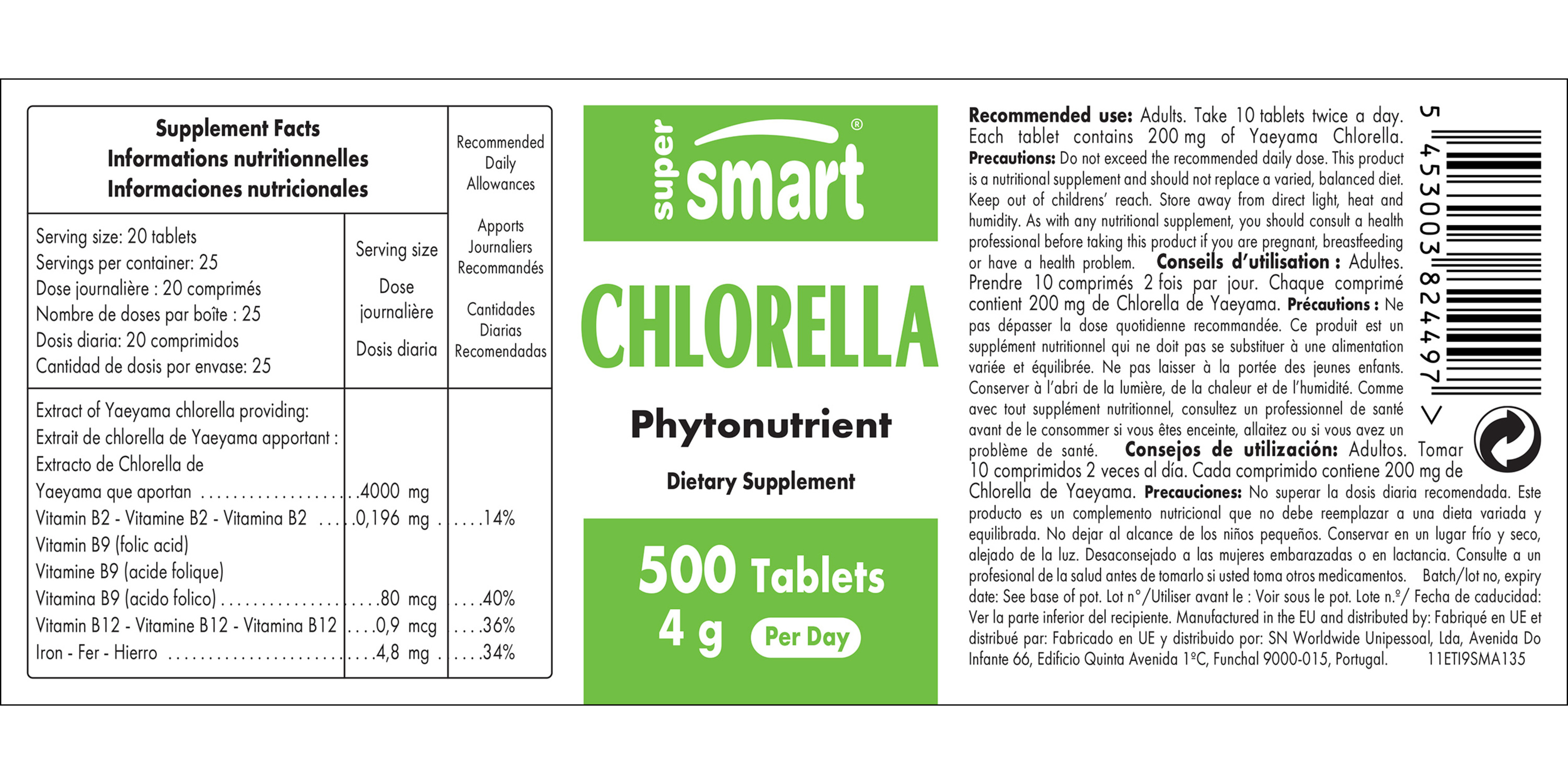 Chlorella Supplement