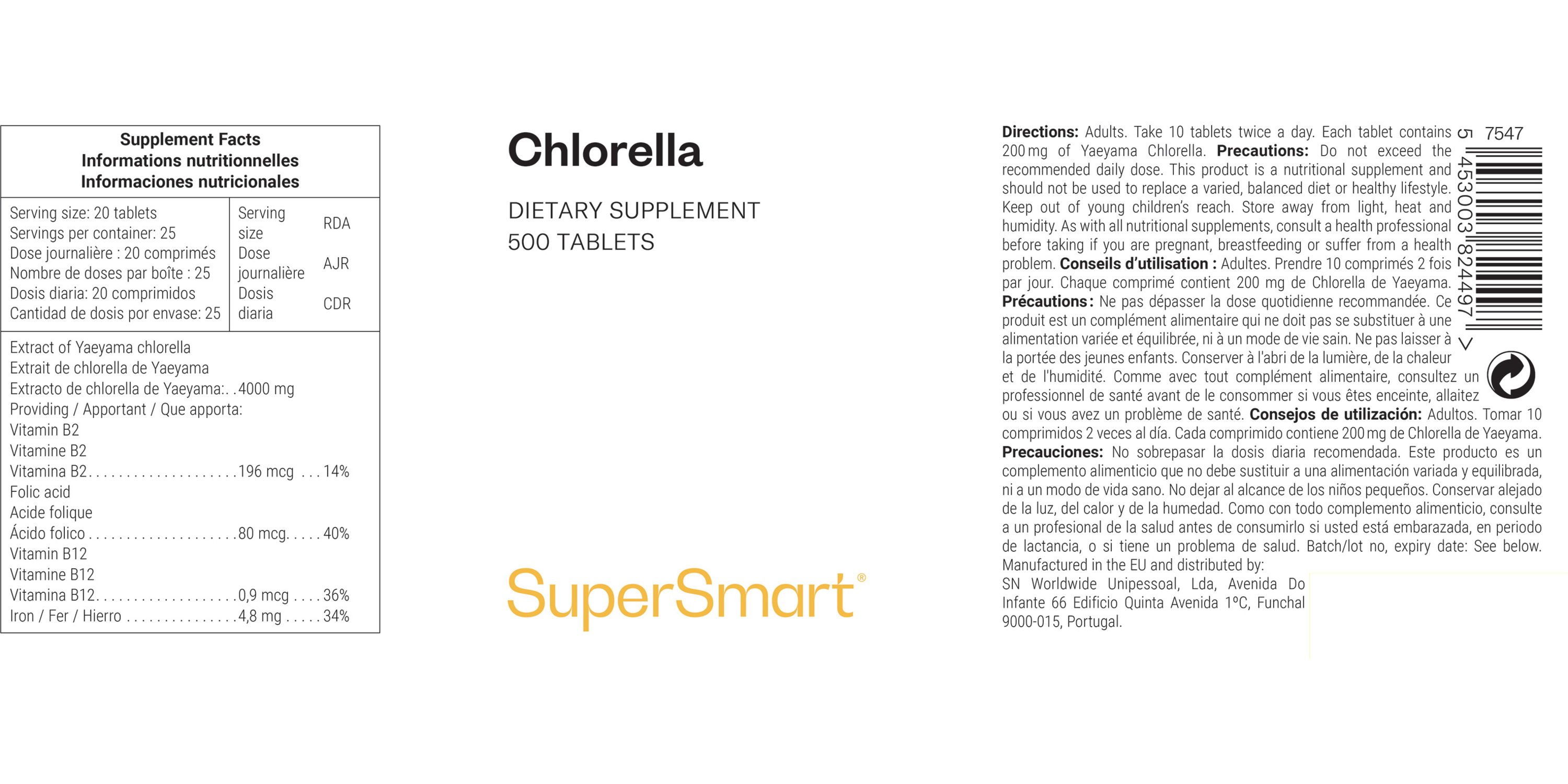 Chlorella Supplement