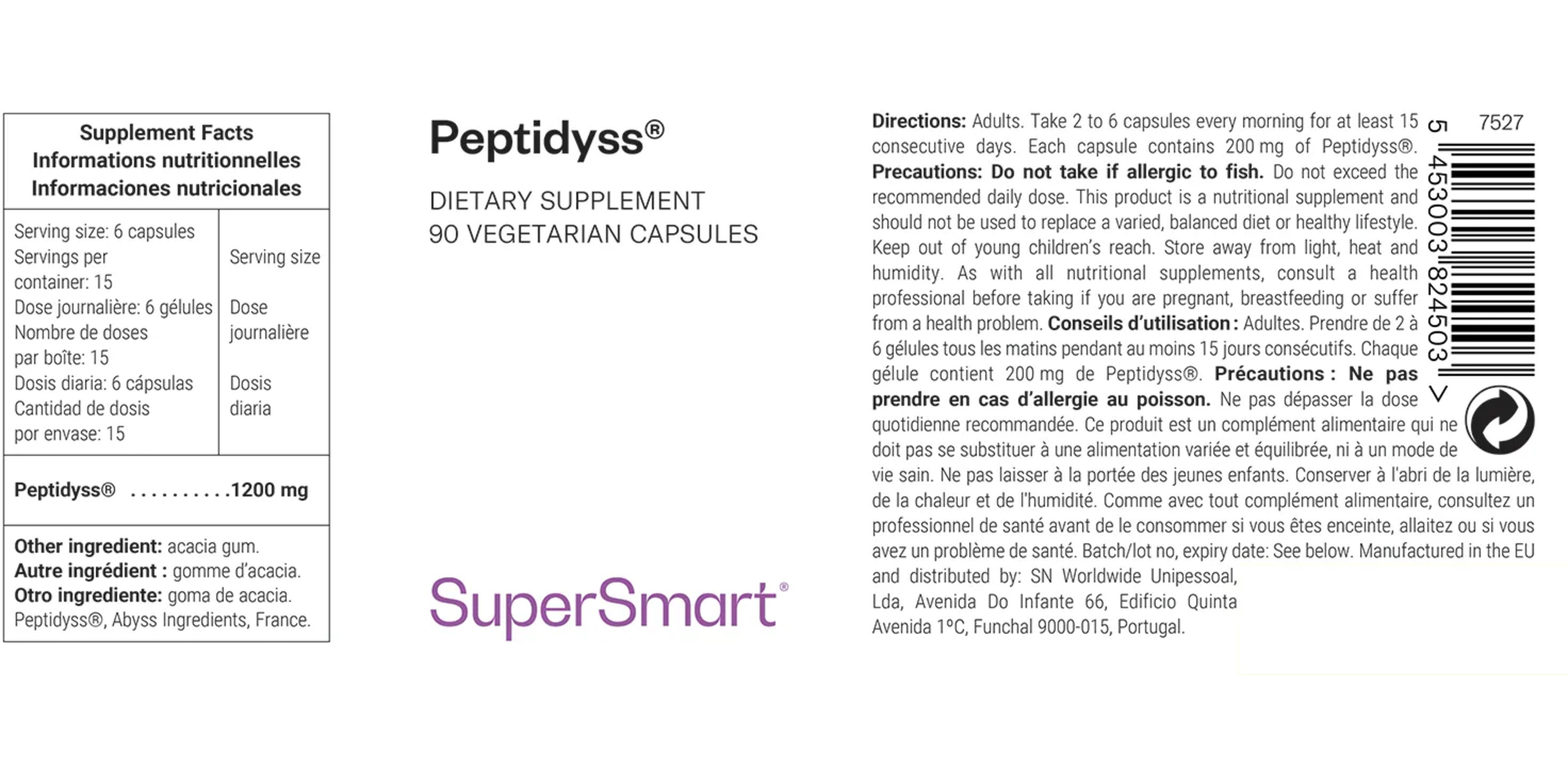 Complément Alimentaire Peptidyss®