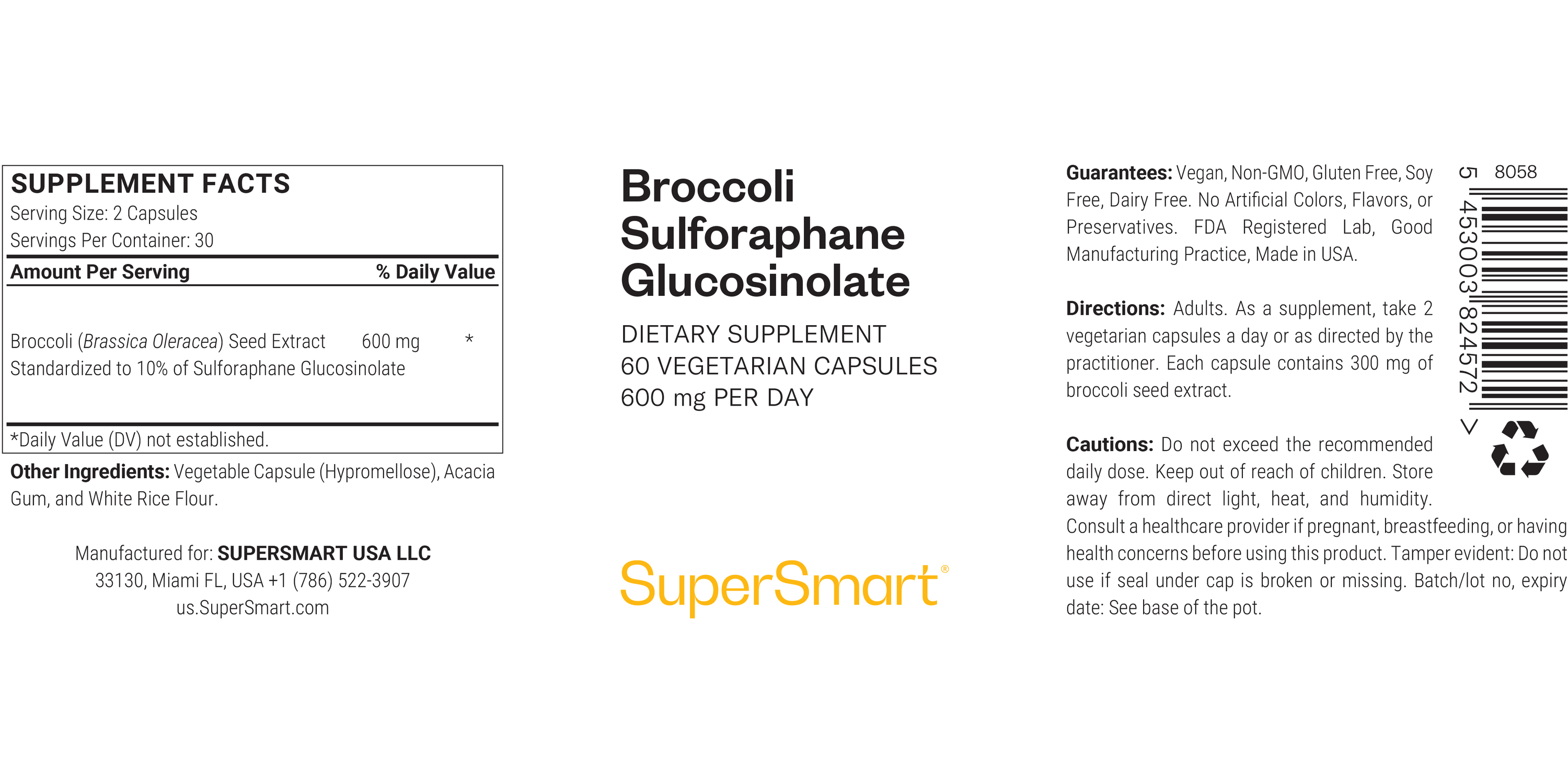 Broccoli Sulforaphane Glucosinolate