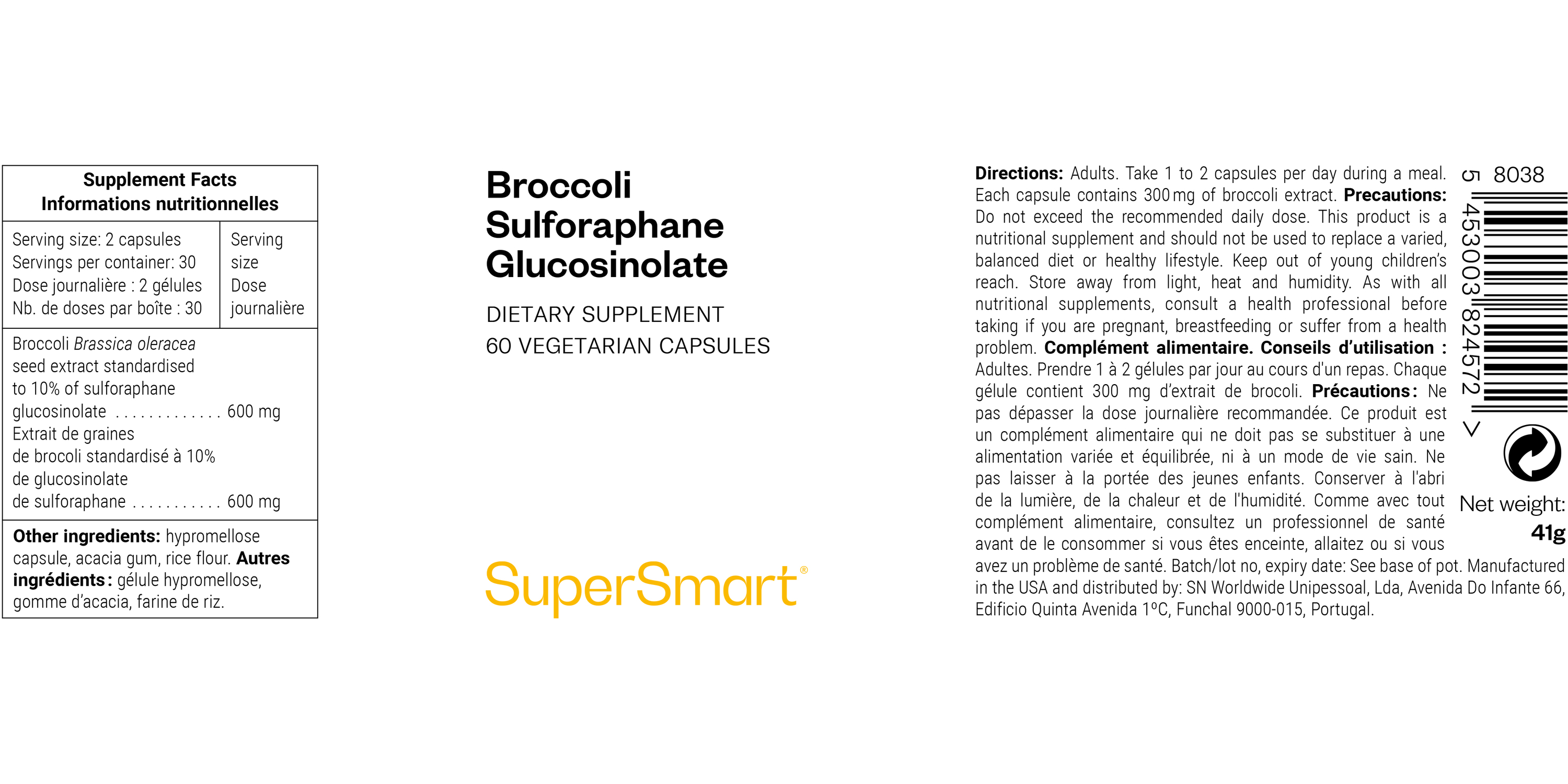 Broccoli Sulforaphane Glucosinolate