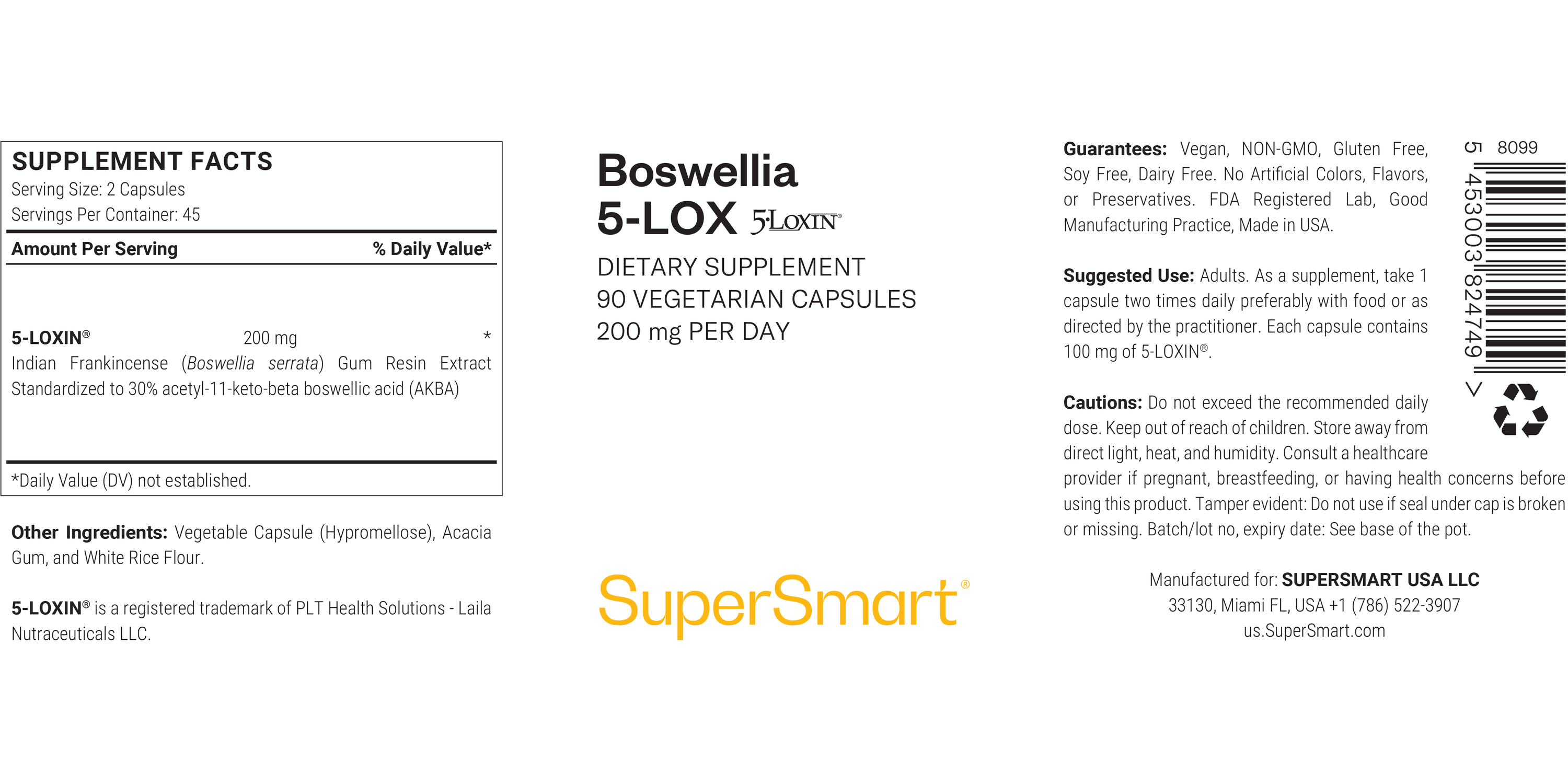 Complemento Alimenticio de Boswellia Serrata