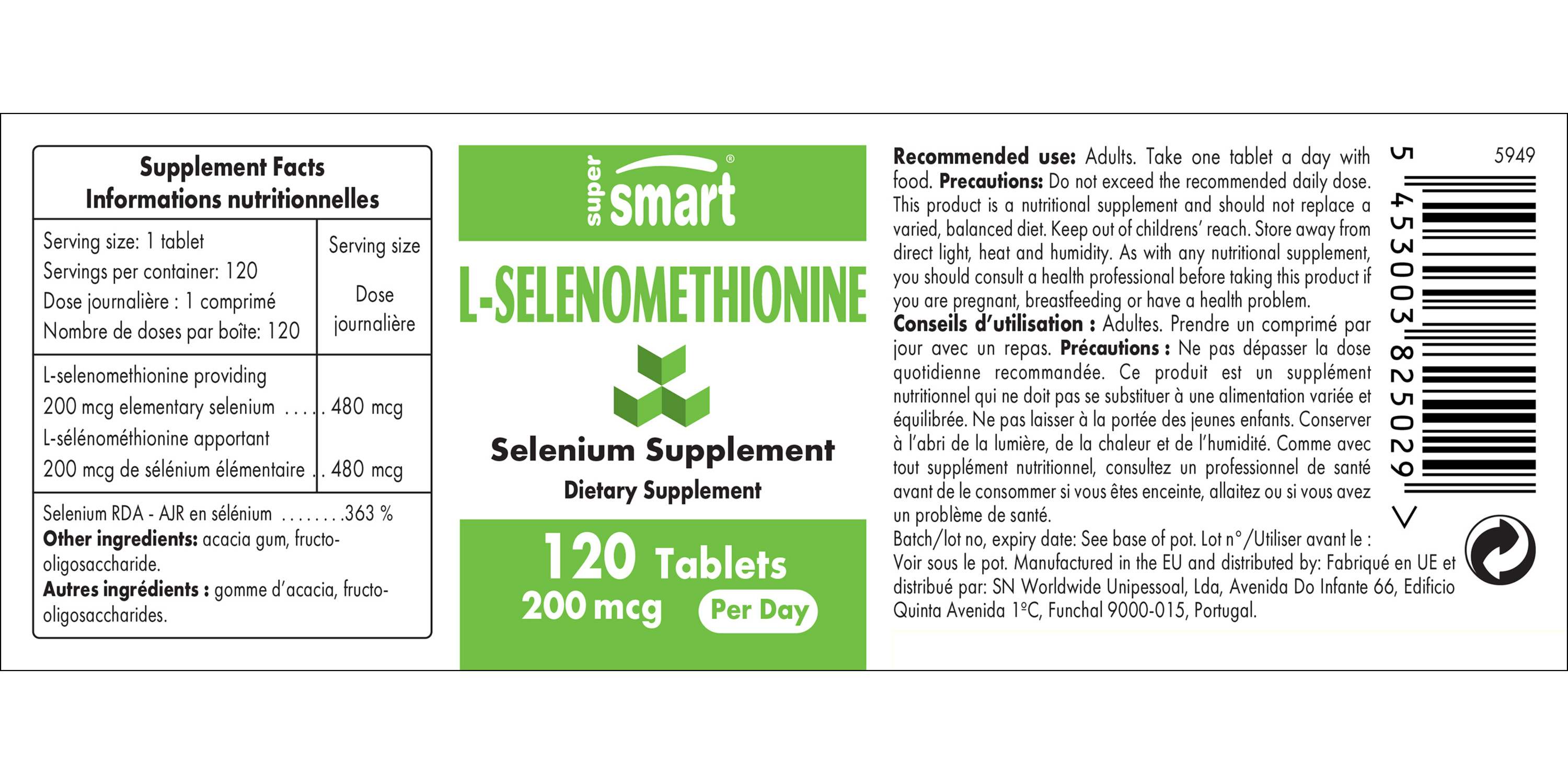 Suplemento L-Selenomethionine