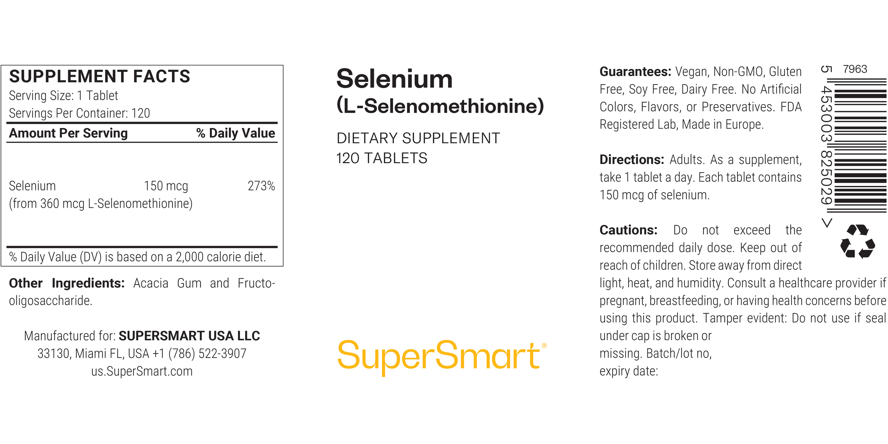 L-Selenomethionine Supplement