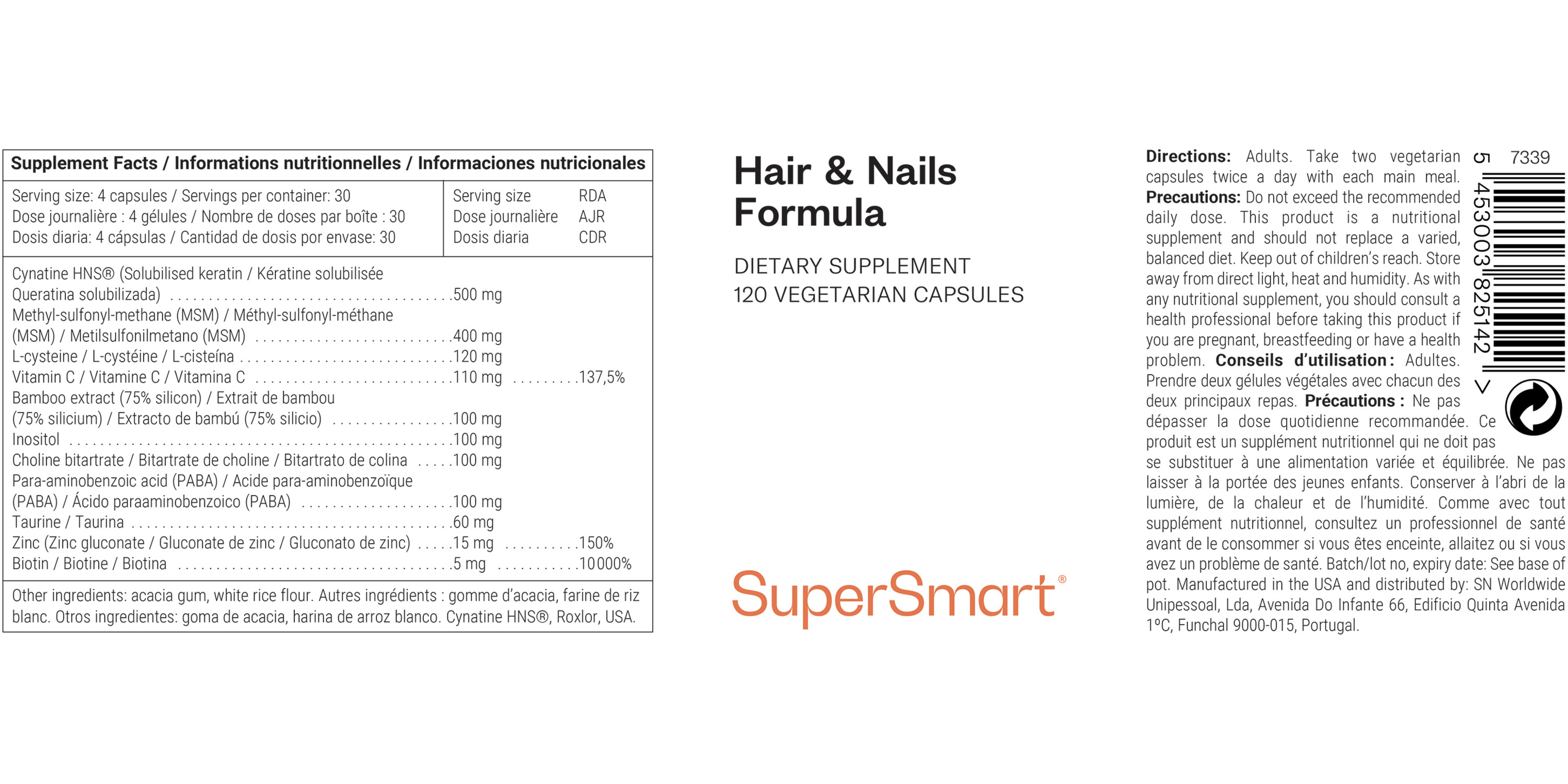 Hair & Nails Formula